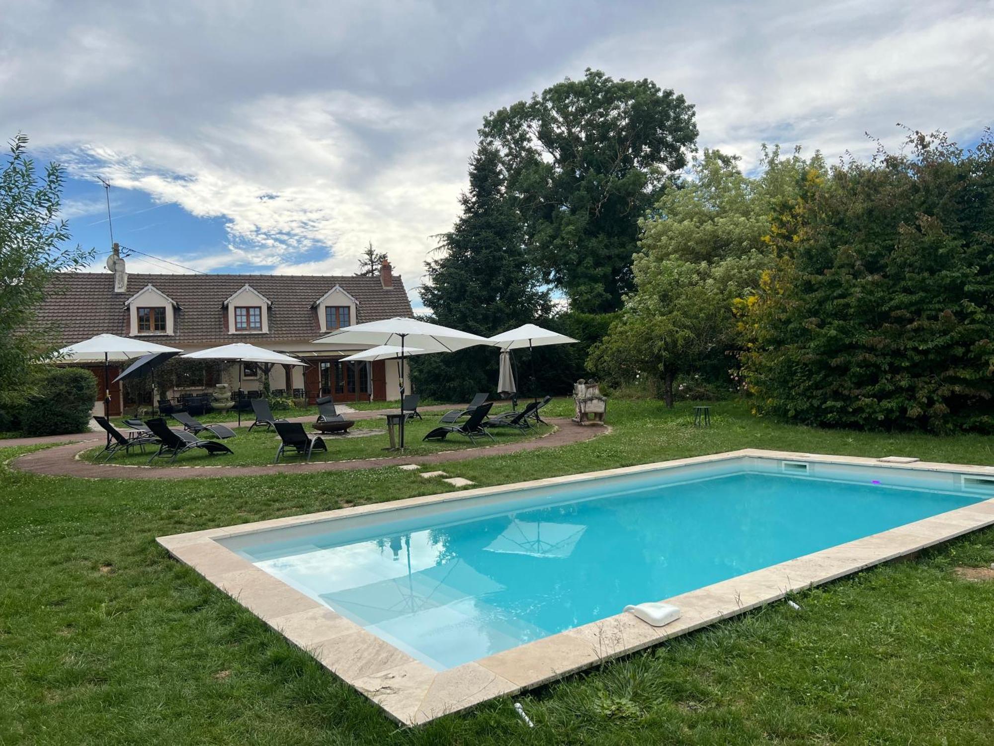 La Cle Des Champs - Les Grais 1H10 De Paris Villa Bazoches-sur-le-Betz Luaran gambar